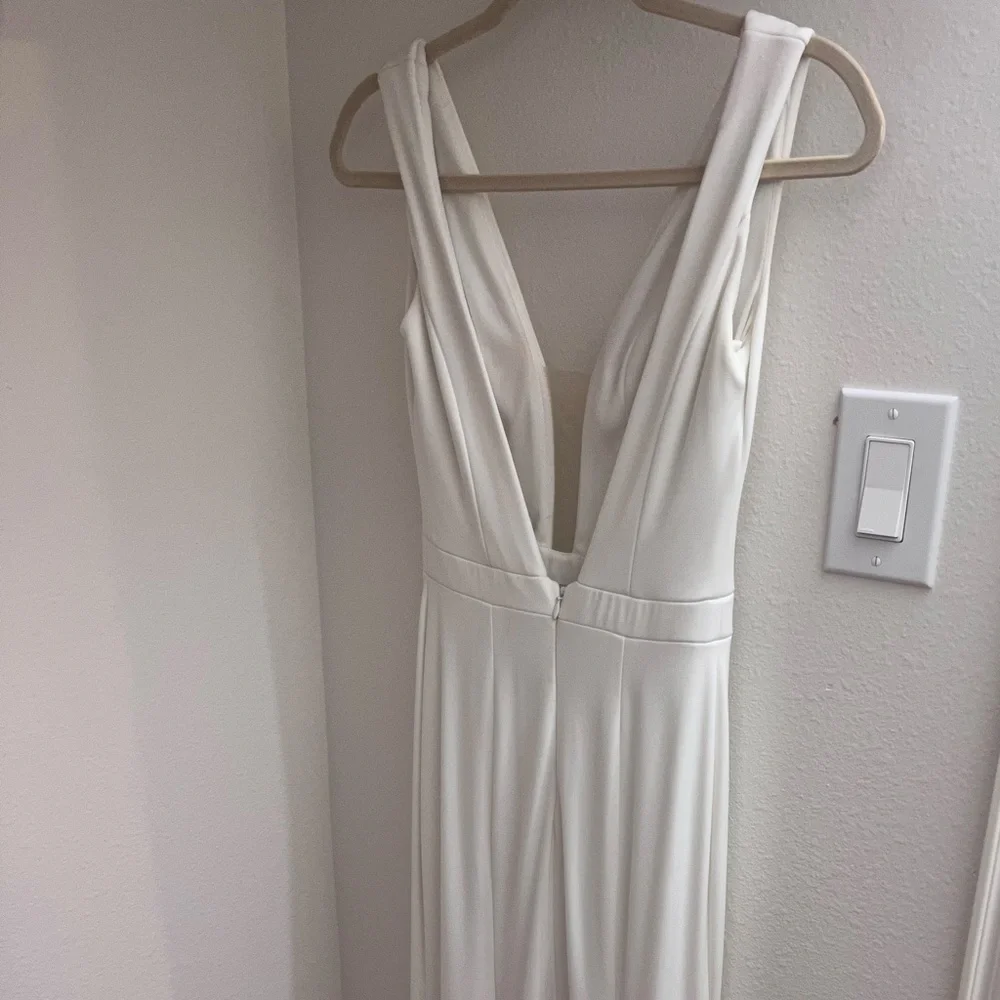 Jovani White Dress 22884 - Picture 14 of 16